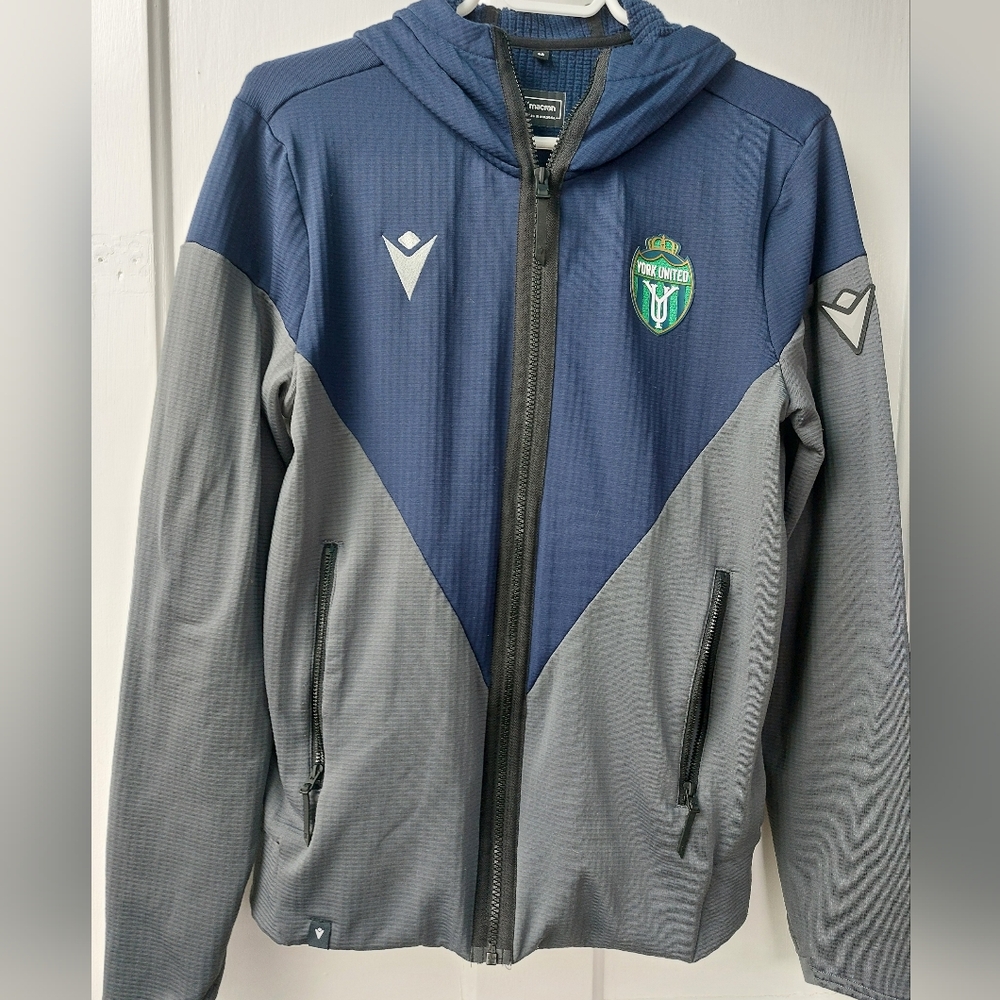 York United FC Official Player's Hooded Training Jacket, Size M